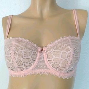 NWOT 32DD Chantelle lace balconette underwire bra